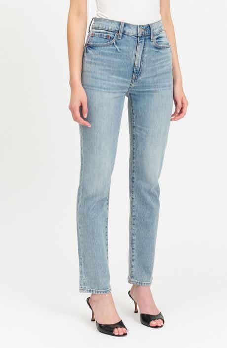 DAZE Smarty Pants High Waist Ankle Slim Straight Leg Jeans