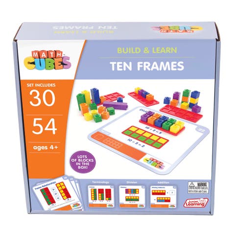 Mathcubes Ten Frames 30 Activity Set