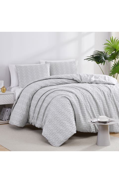 Bali Clipped Jacquard Duvet Cover