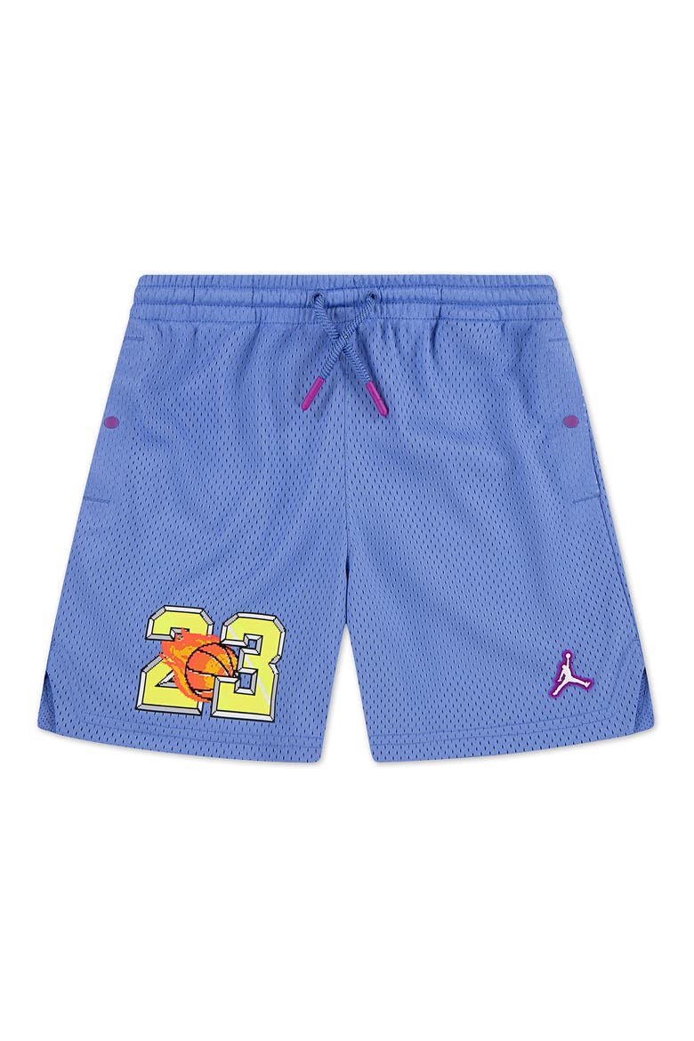 Kids' Customized Air Flame Shorts, Main, color, ROYAL PULSE