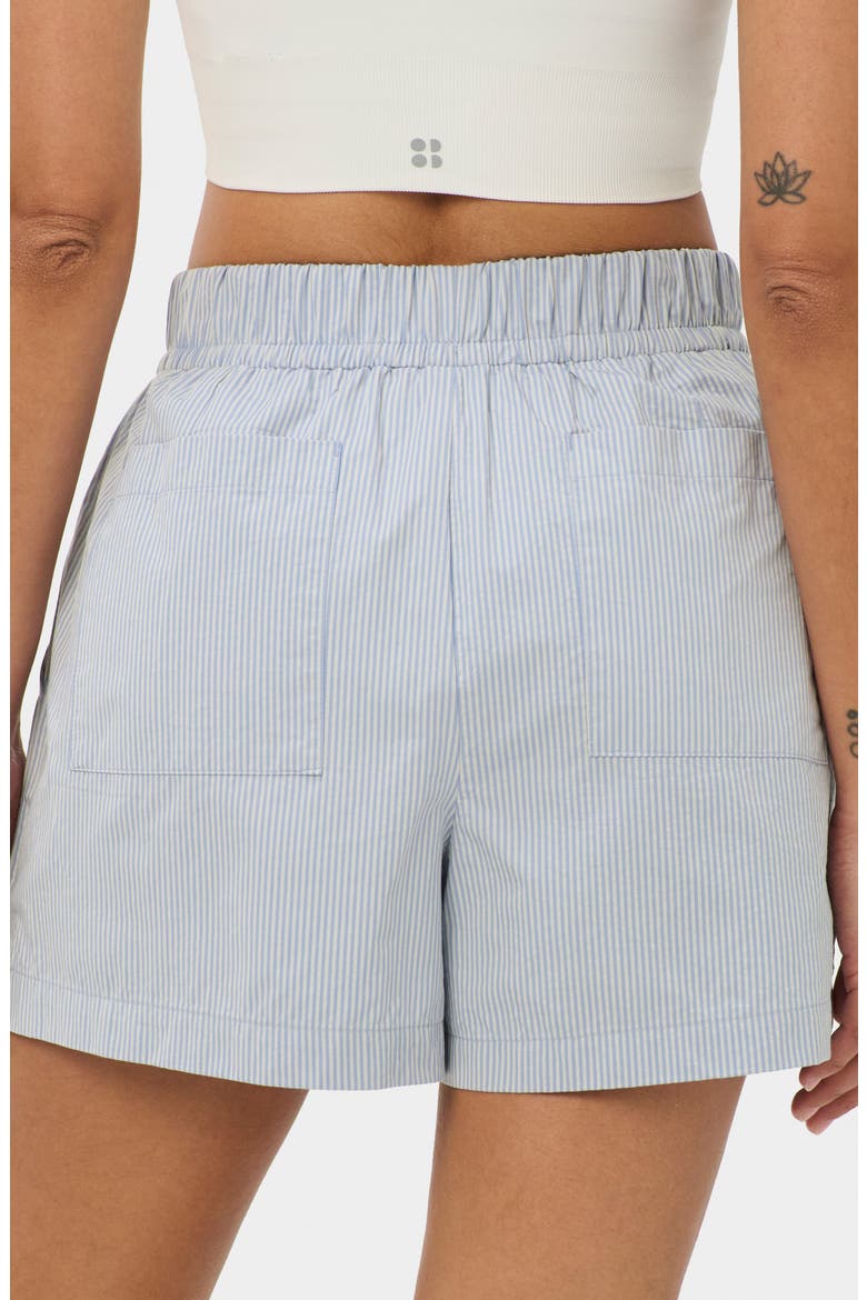 Summer Stripe Shorts, Alternate, color, NAVY BLUE PIN STRIPE