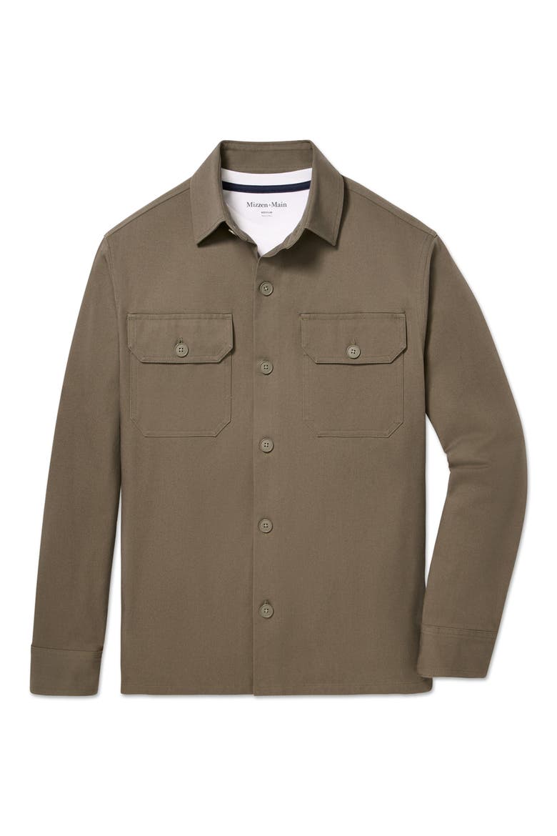 Warren Shirt Jacket, Alternate, color, OLIVE CLAY