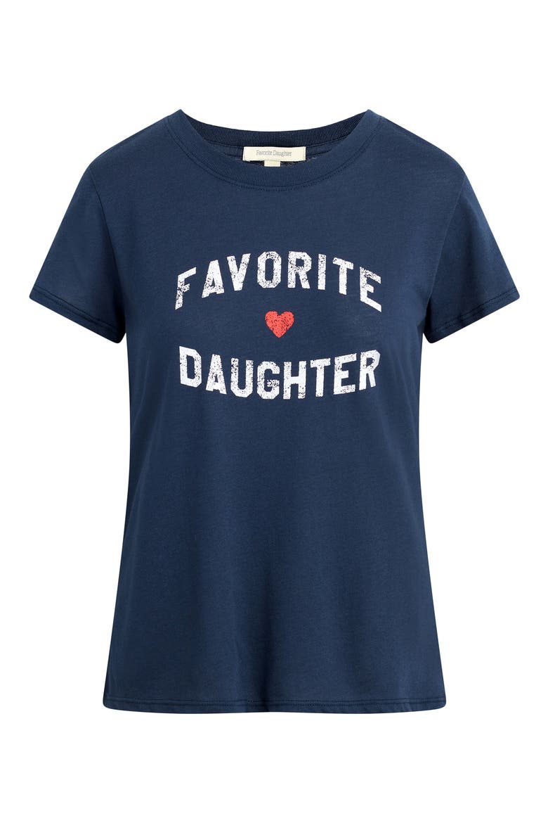 The Favorite Daughter Graphic T-Shirt, Alternate, color, NAVY