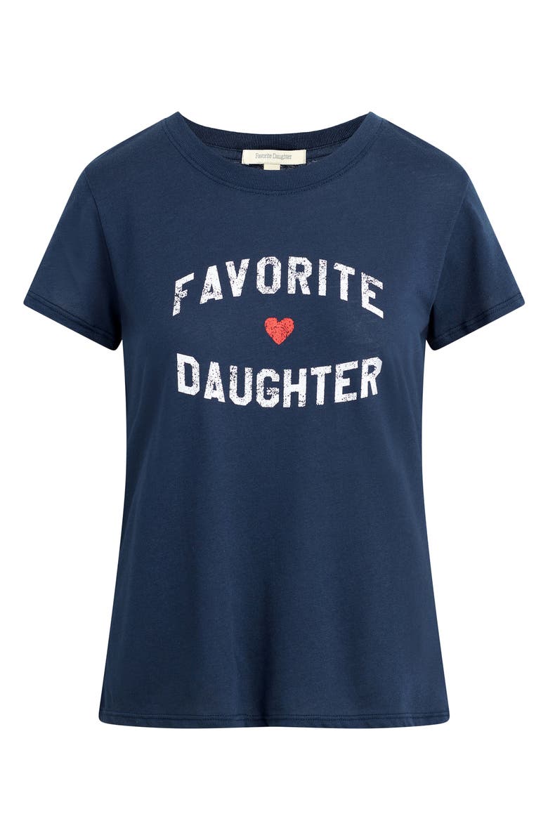 Favorite Daughter The Favorite Daughter Graphic T-Shirt, Main, color, Navy