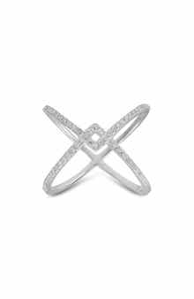 Queen Jewels Zigzag Cubic Zirconia Ring