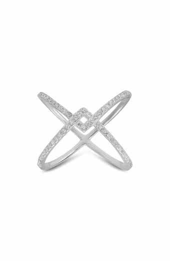 Queen Jewels Zigzag Cubic Zirconia Ring