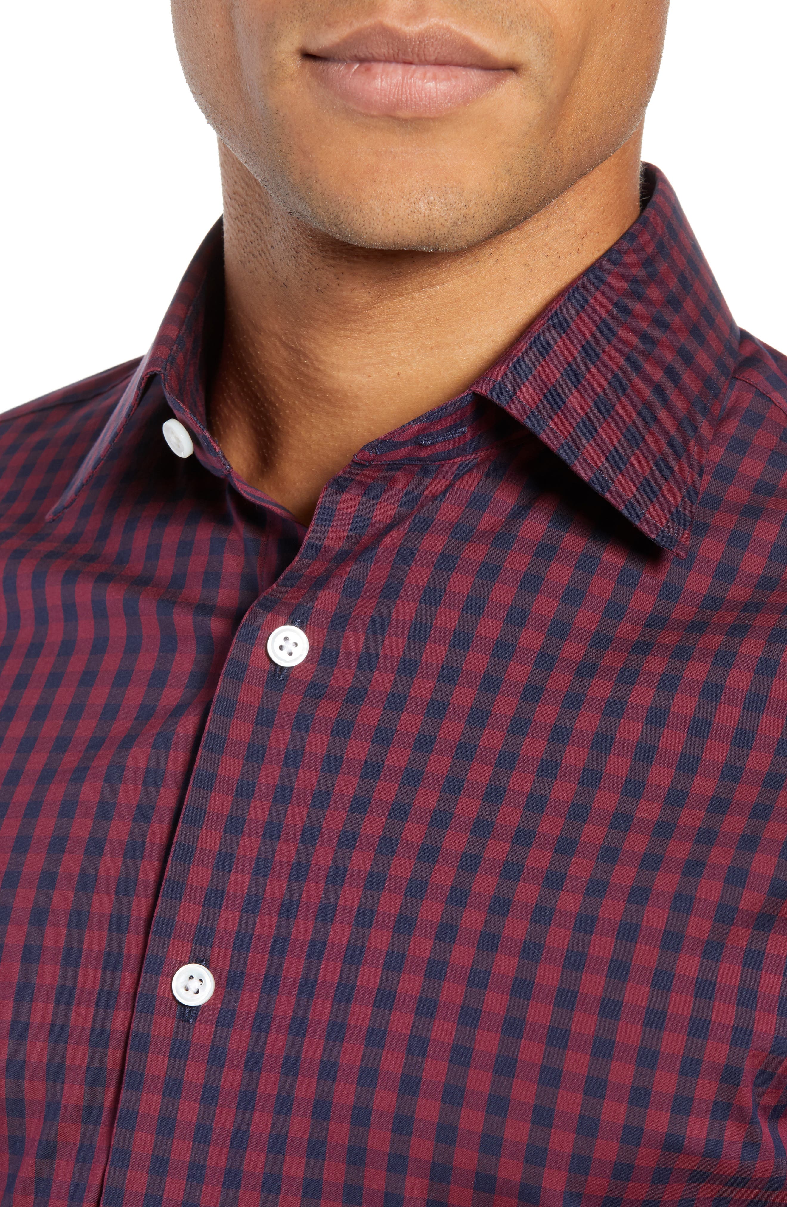 Bonobos Timber Slim Fit Check Dress Shirt (Men) | Nordstrom