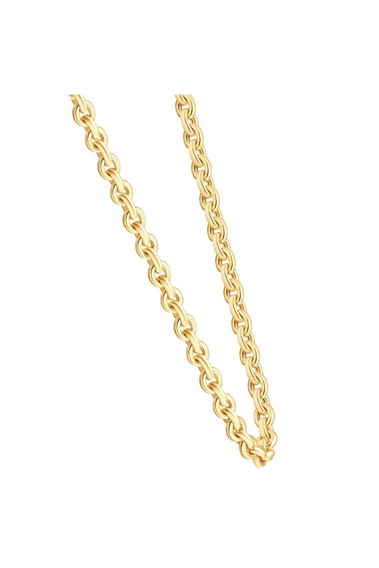 14k Gold Women's 24" Chain Necklace 32 Grams 7.5mm Thick, Alternate, color, 14k Yellow Gold
