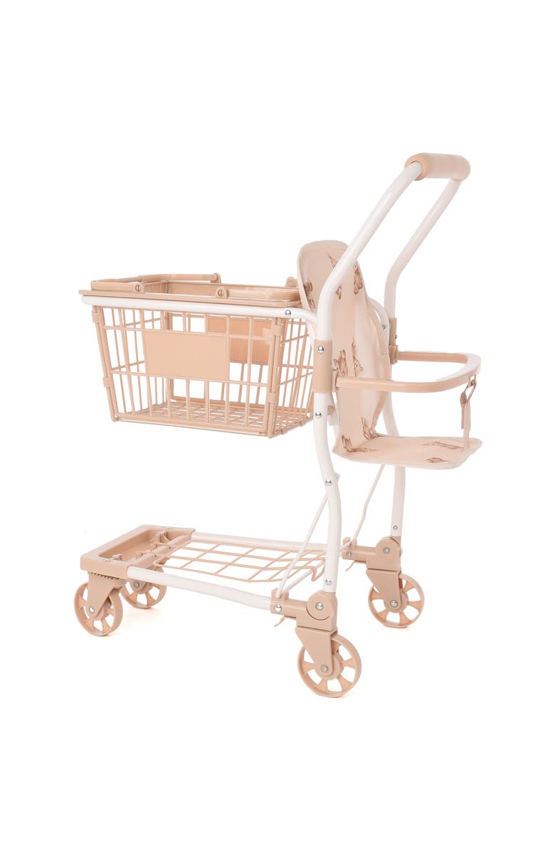 Roma Prams Teddy Shopping Trolley,  Push Cart, Roleplay Toy, Kids 3+, Main, color, Beige
