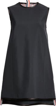 Thom Browne School Uniform Wool Blend Shift Minidress