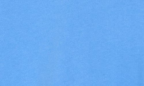 Calvin Klein Performance Triple Logo Cotton Blend Sweatshirt In Blue