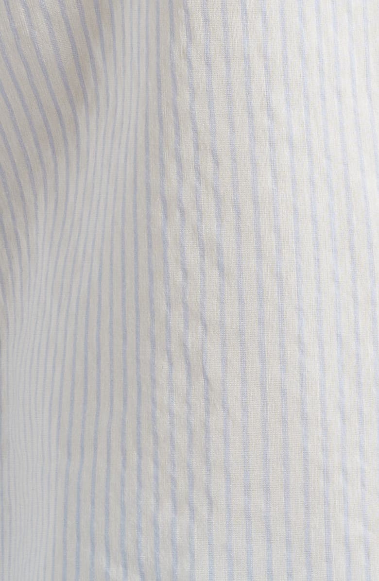 FRAME Stripe Cotton & Silk Button-Up Shirt, Alternate, color, 