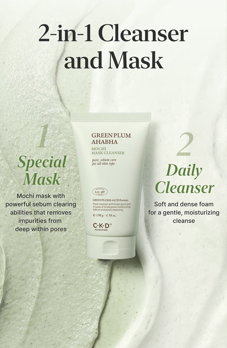 CKD Green Plum Mochi Mask Cleanser, Alternate, color, 