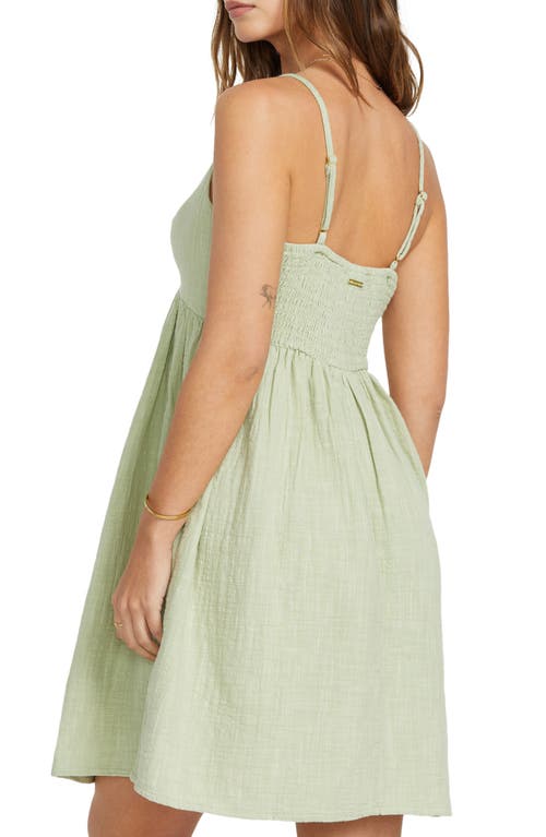 BILLABONG BILLABONG IN A TWIST COTTON MINIDRESS