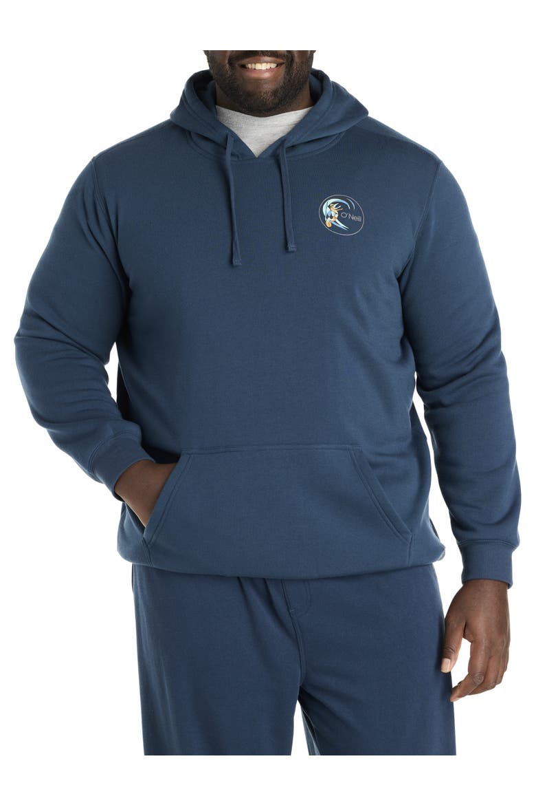 Big & Tall Essential Hoodie, Main, color, MIDNIGHT NAVY
