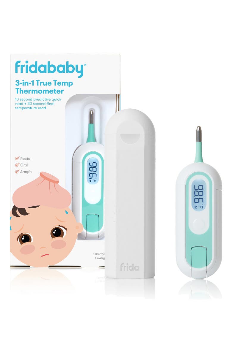 Fridababy 3-in-1 True Temp Thermometer, Main, color, White