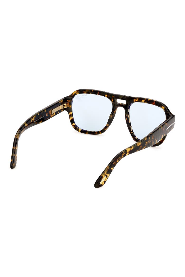 Mason-02 54mm Navigator Sunglasses, Alternate, color, SHINY TORTOISE HAVANA ROSE
