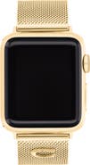 COACH 20mm Goldtone Stainless Steel Mesh Apple Watch® Watchband