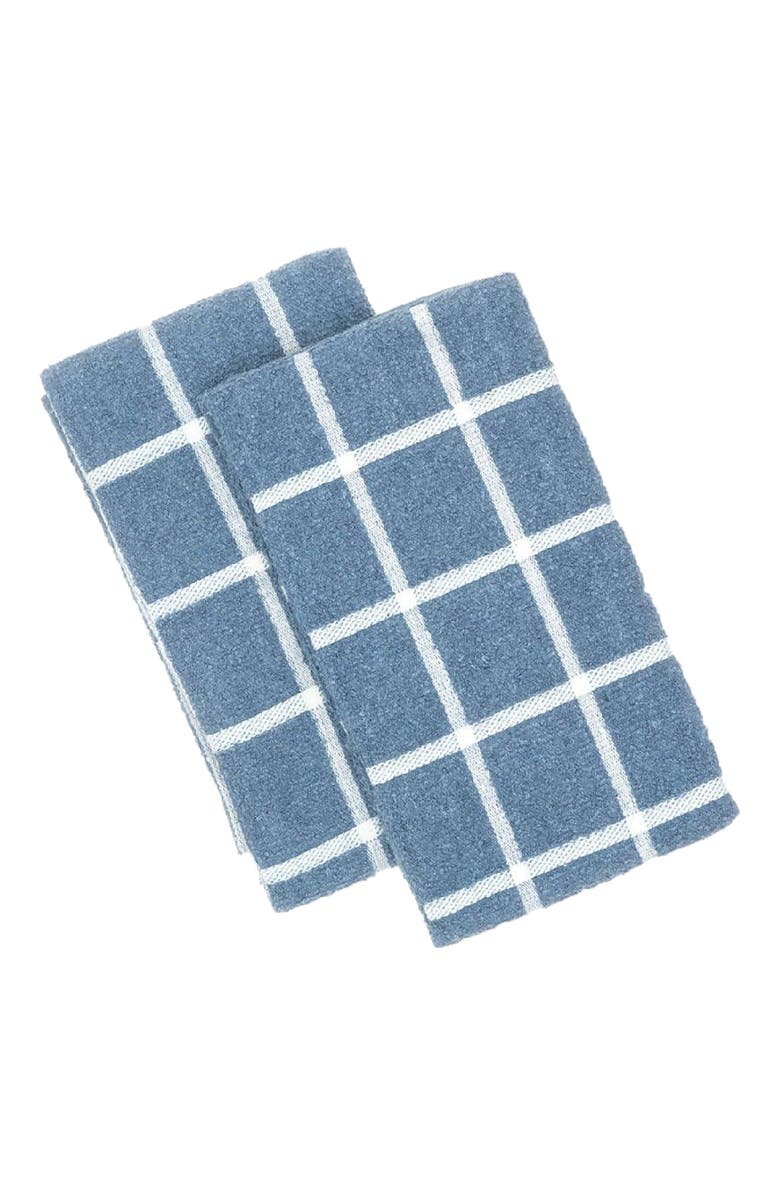 Meema Terry Kitchen Towels - Set of 2, Main, color, Blue