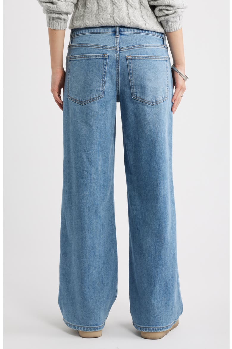 Low Rise Baggy Wide Leg Jeans, Alternate, color, WESTERN WASH