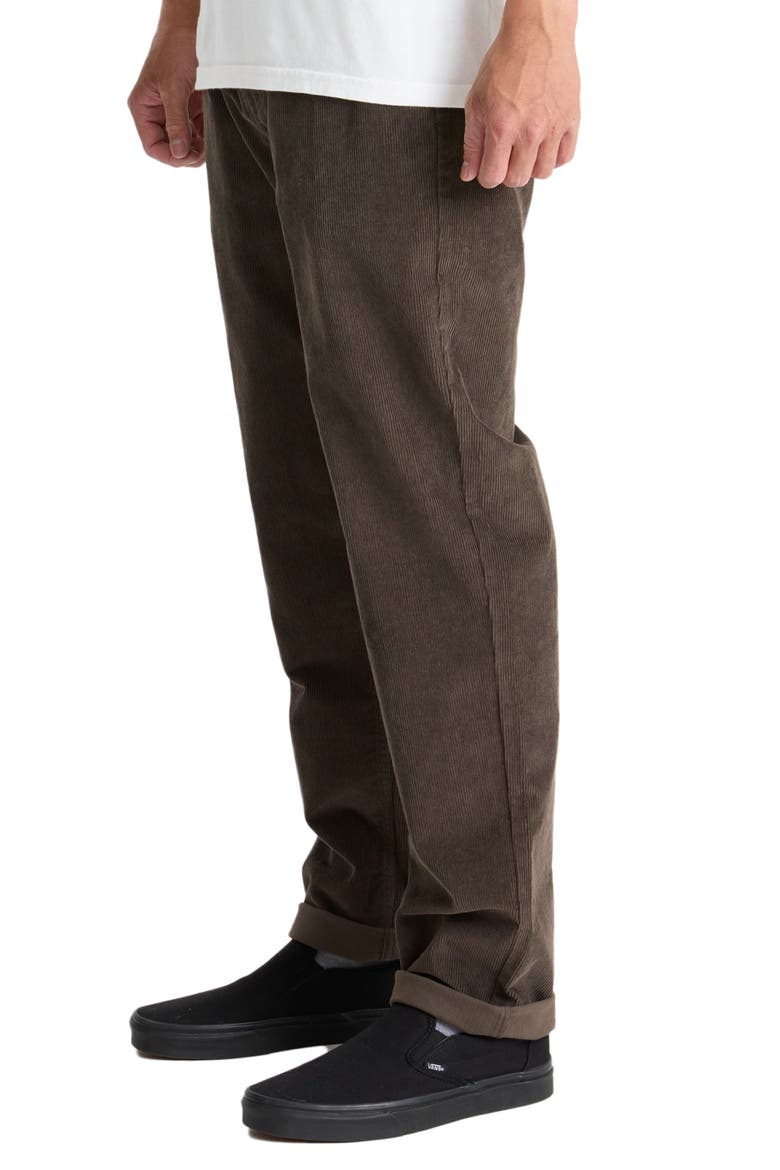 Hwy 128 Relaxed Fit Corduroy Pants, Alternate, color, DARK BROWN
