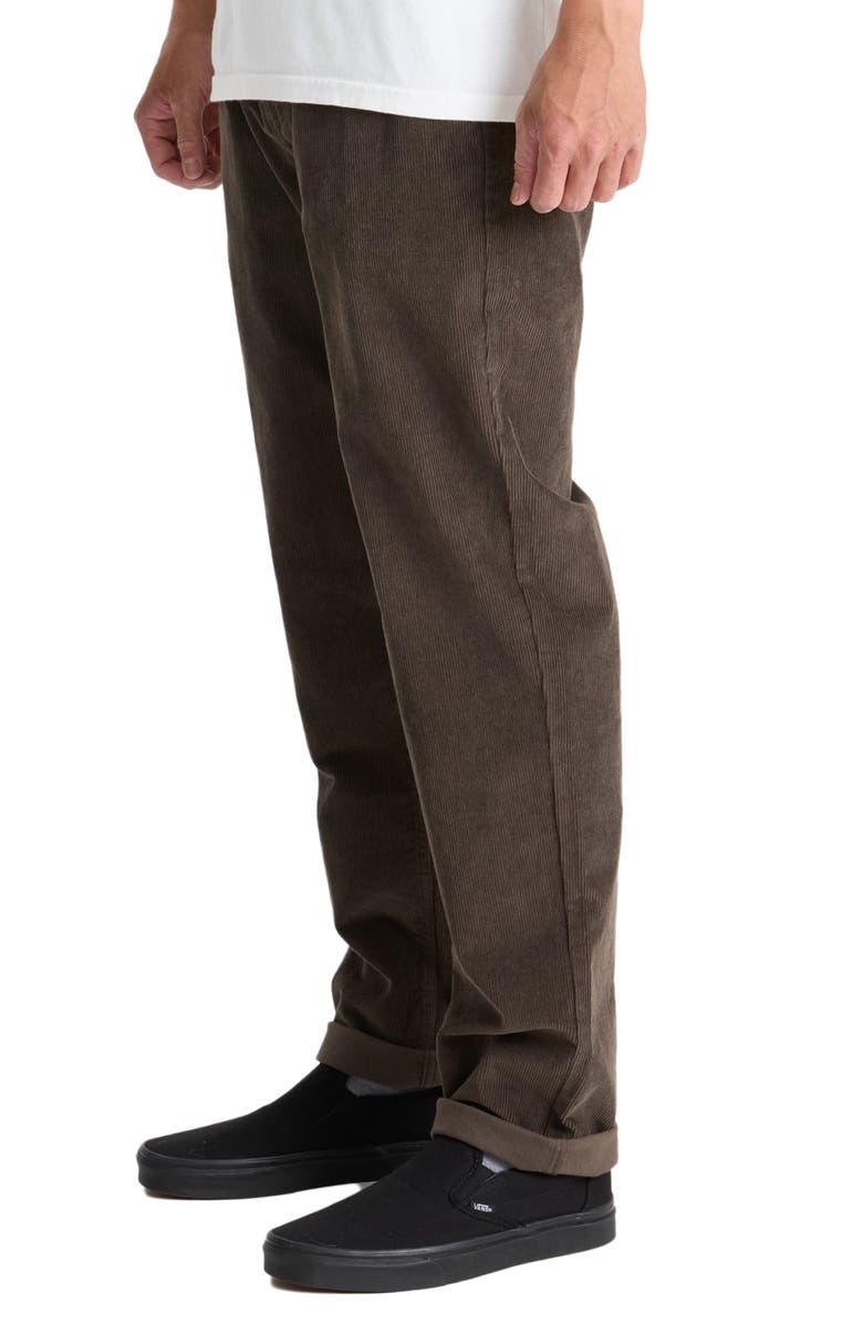 Roark Hwy 128 Relaxed Fit Corduroy Pants, Alternate, color, Dark Brown