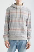 Faherty Byron Bay Print Stripe Cotton Hoodie