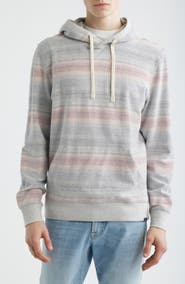 Faherty Byron Bay Print Stripe Cotton Hoodie