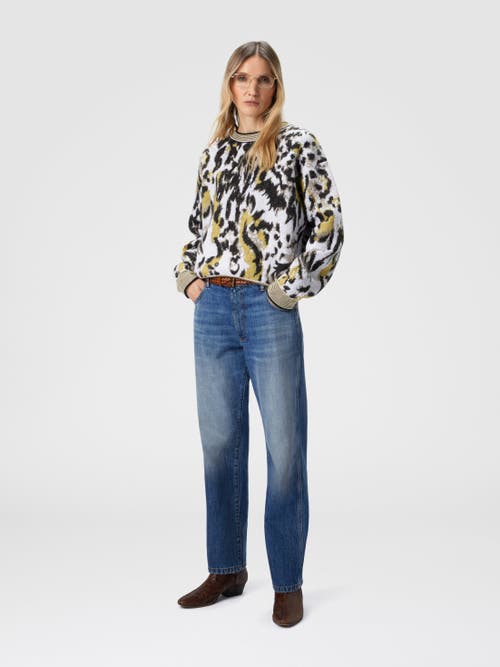 Missoni Animalier Motif Sweater Sweaters And Cardigans Multicolor In Gray