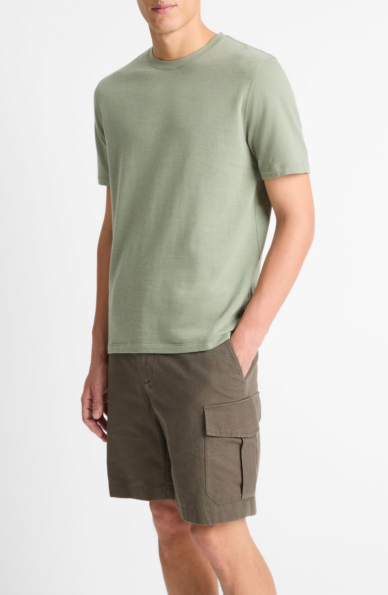 Vince S/S CREW, Alternate, color, Broad Leaf/ Natural
