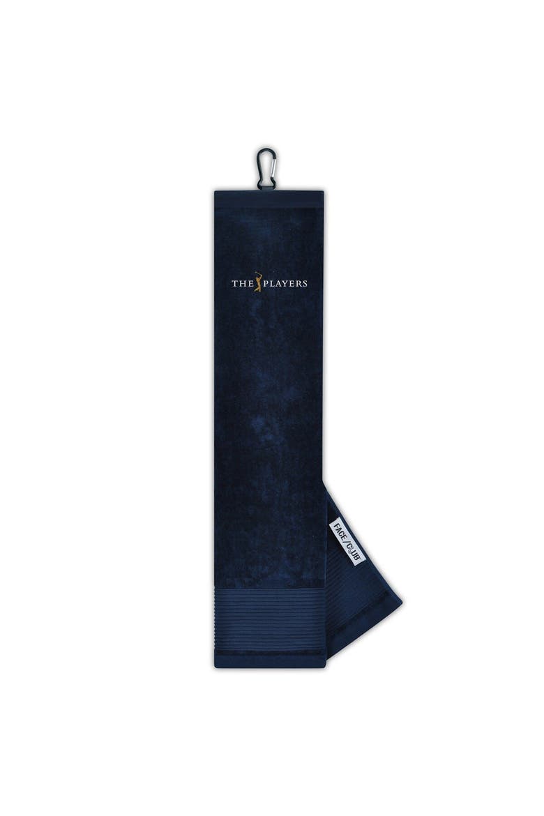Blue THE PLAYERS 16'' x 24'' Tri-Fold Golf Towel, Main, color, Blue