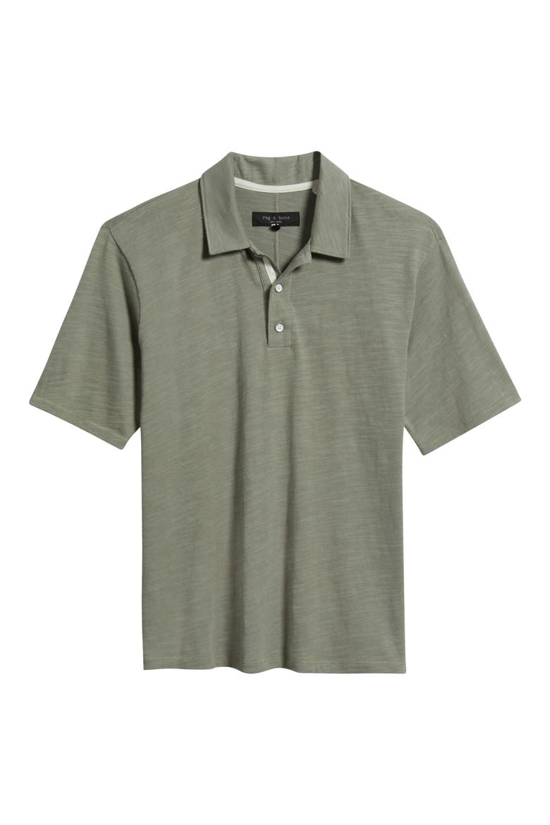 Classic Flame Polo, Alternate, color, LEAF GREY