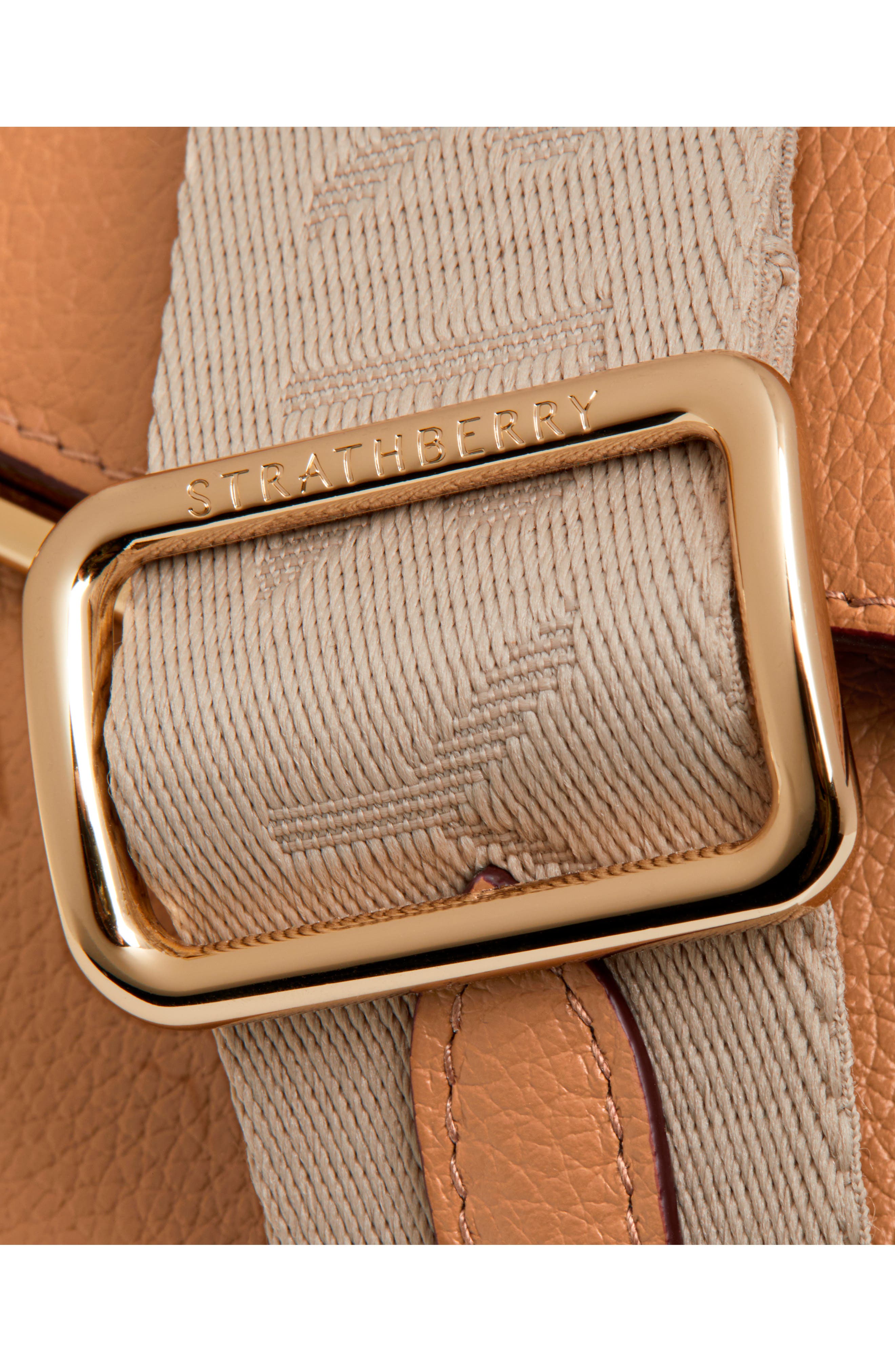 Strathberry Mosaic Leather Camera Crossbody Bag, Alternate, color, 