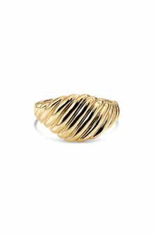 DEVATA Tapered Rope Band Ring