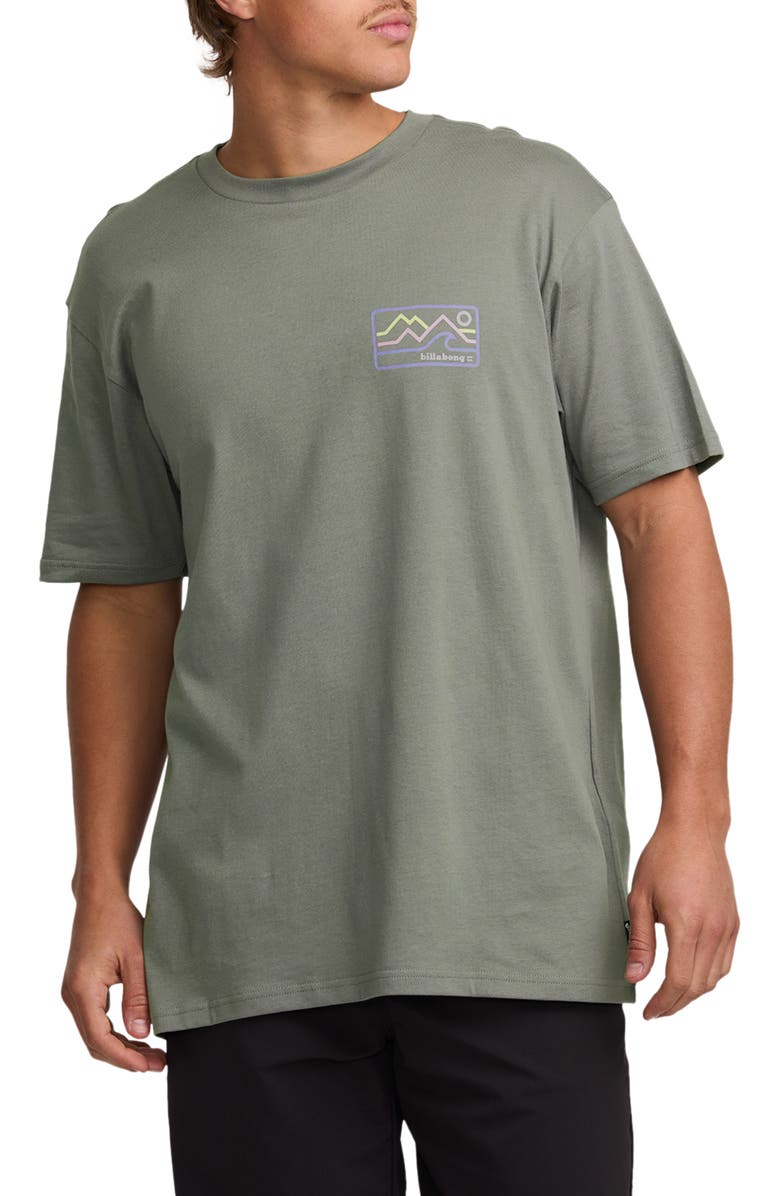 Billabong Range Adventure Division Organic Cotton Graphic T-Shirt, Main, color, 