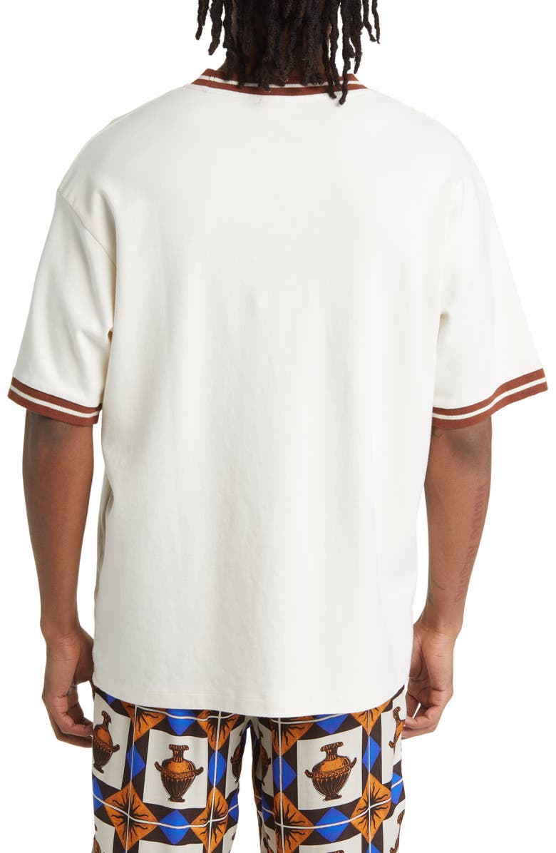 Drôle de Monsieur x Gergei Erdei Hôtel Drôle Graphic T-Shirt, Alternate, color,