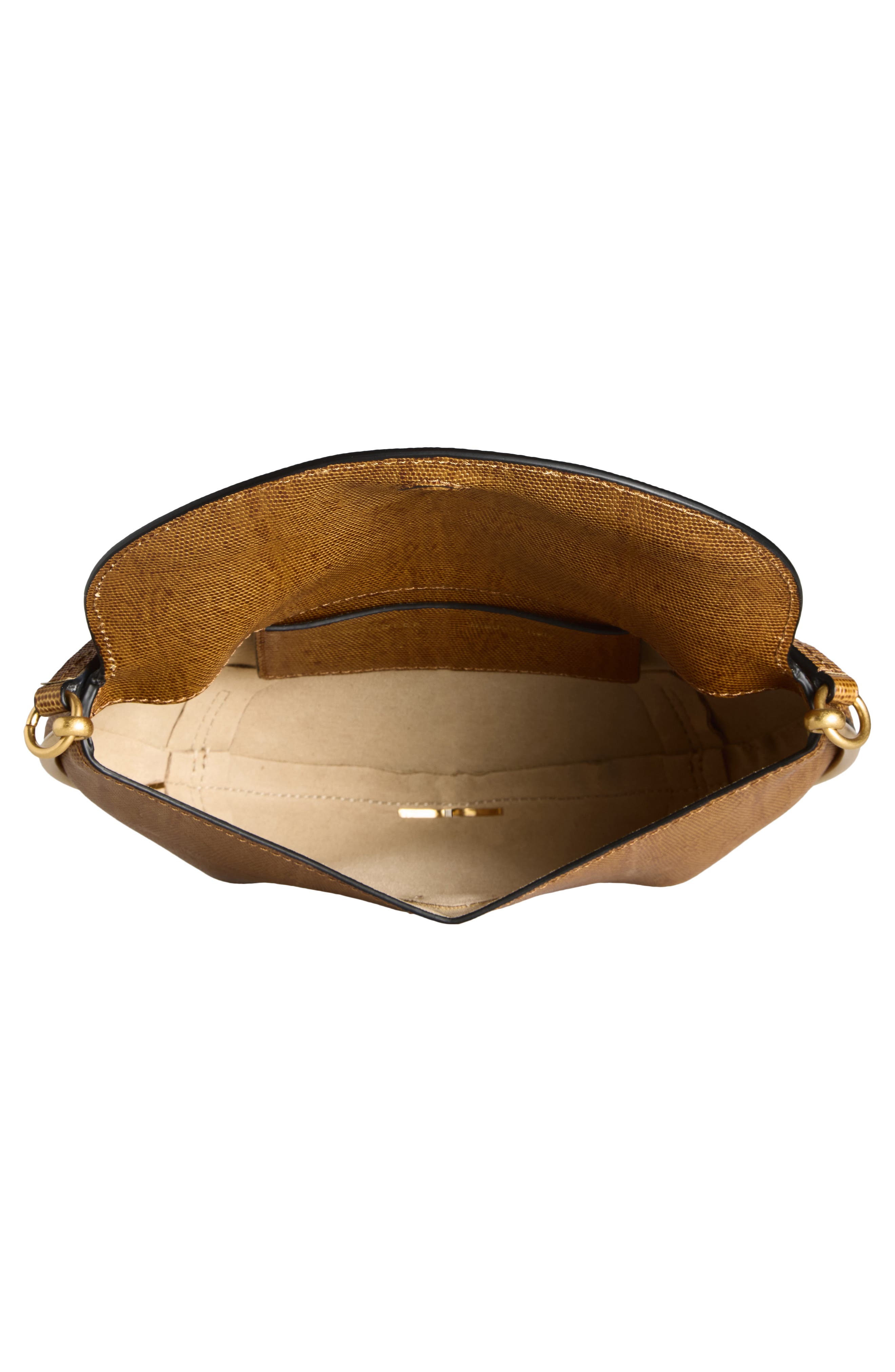 Wandler Mini Kate Lizard Embossed Leather Crossbody Bag, Alternate, color, Tabacco Lizzard 1776