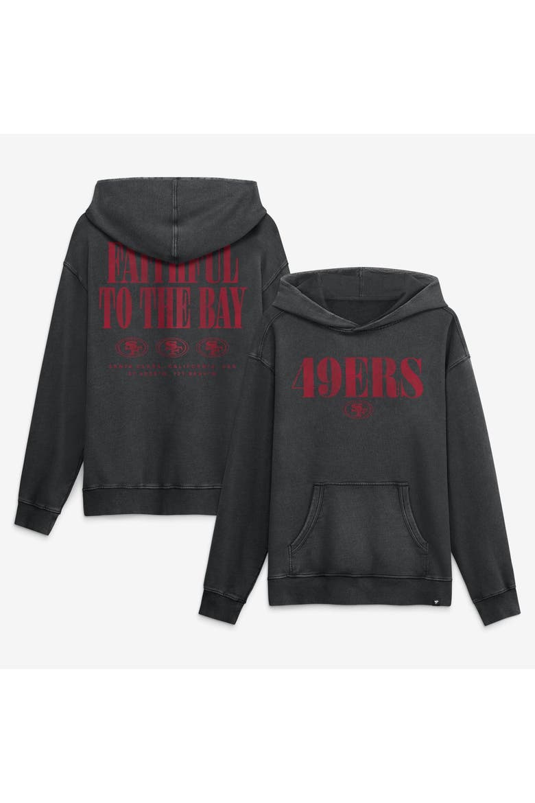 Men's Fanatics Black San Francisco 49ers Relaxed Intense Rivalry French Terry Hoodie, Main, color, Black