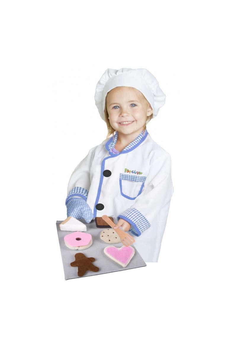 Salus Brands PopOhVer Pretend Play Plush Baking Food Play Set, Alternate, color, Multicolored
