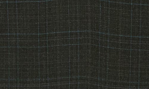 Tahari Plaid Slim Fit Dress Pants In Dark Green