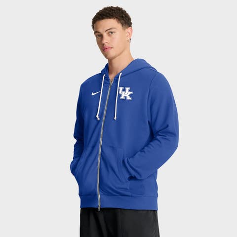 Men's Nike Royal Kentucky Wildcats 2025 Sideline Standard Issue Dri-FIT Full-Zip Hoodie