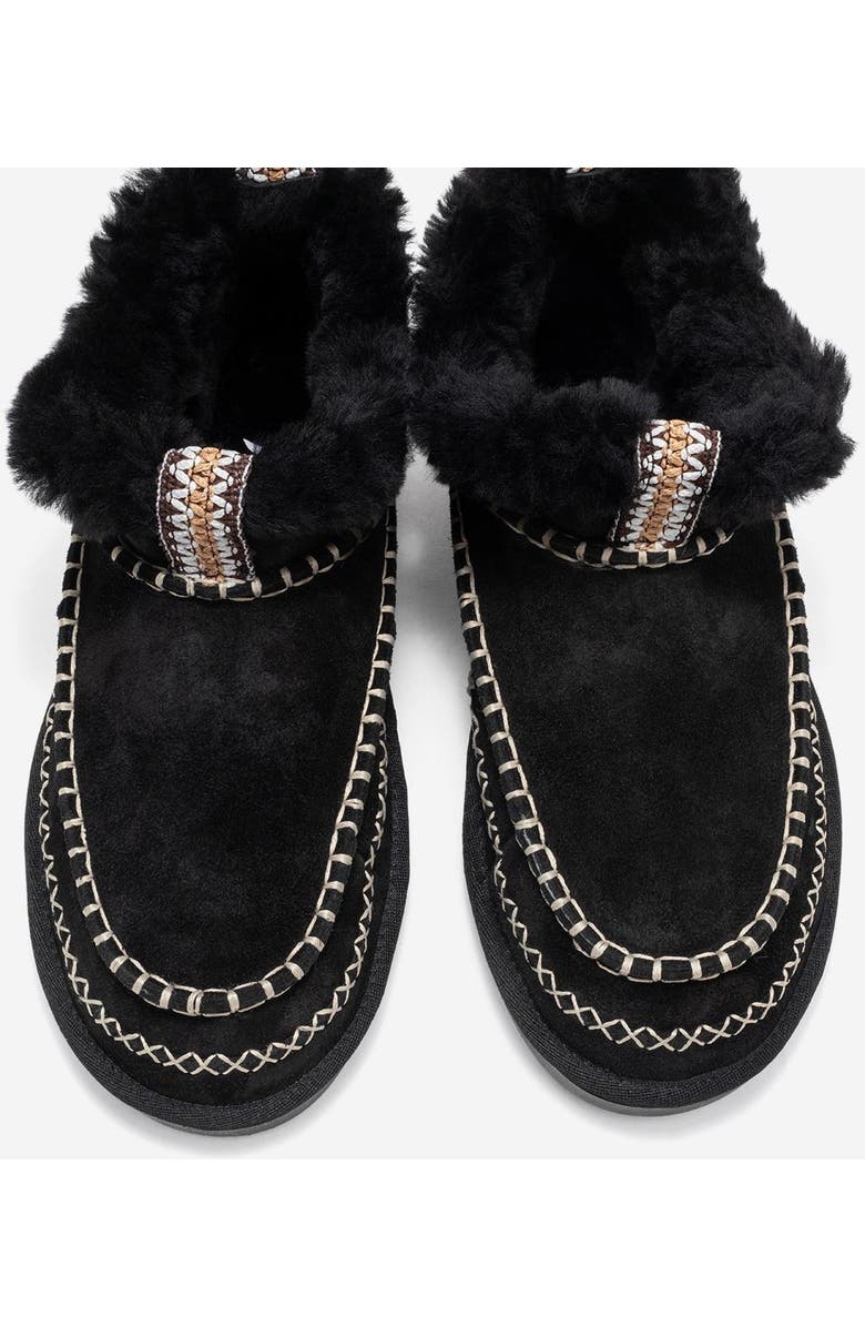 Forever & Always Shoes Darel Leather Ankle Boot, Alternate, color, Black Suede Leather