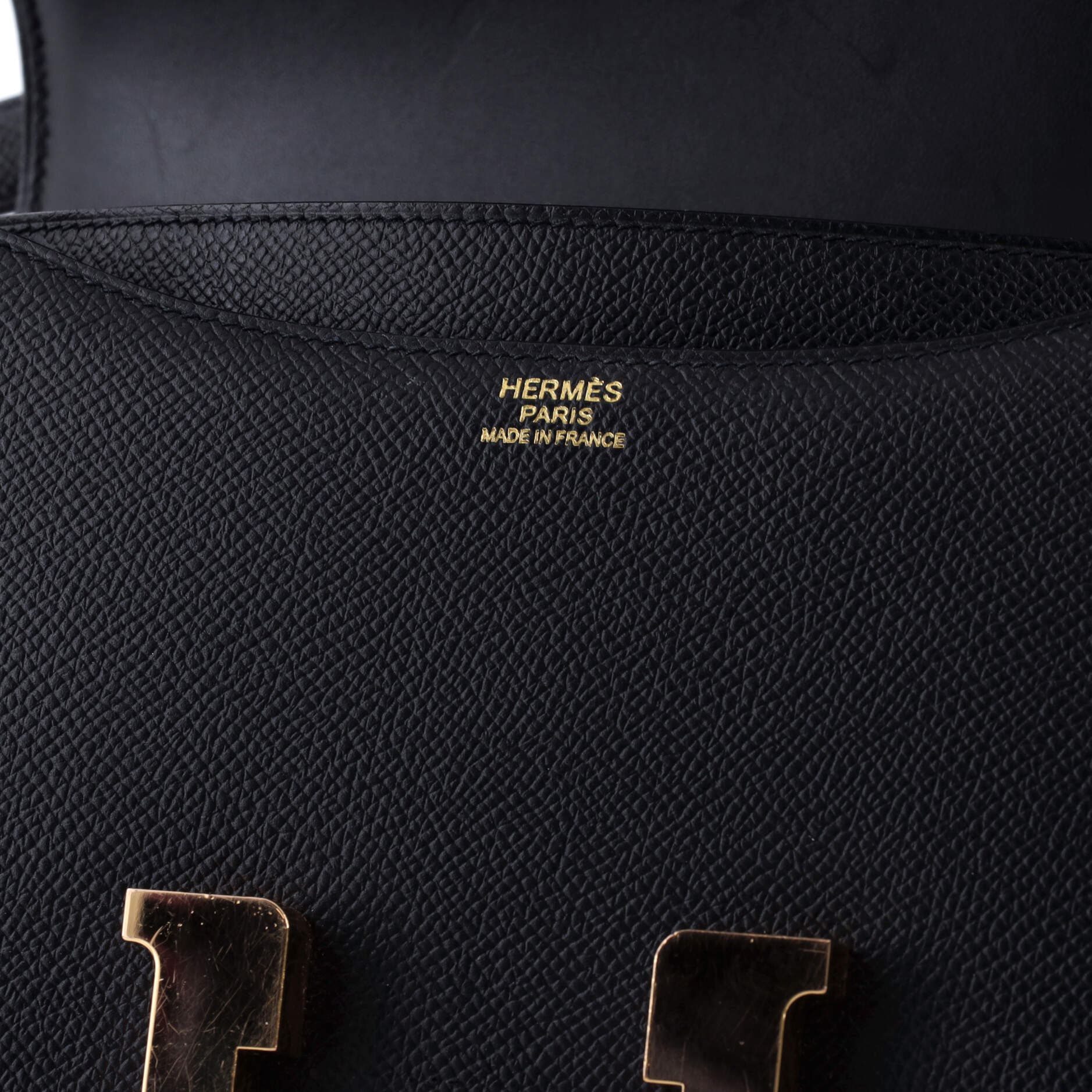 Pre-Owned Hermes Constance Bag Epsom 24, Alternate, color, Noir