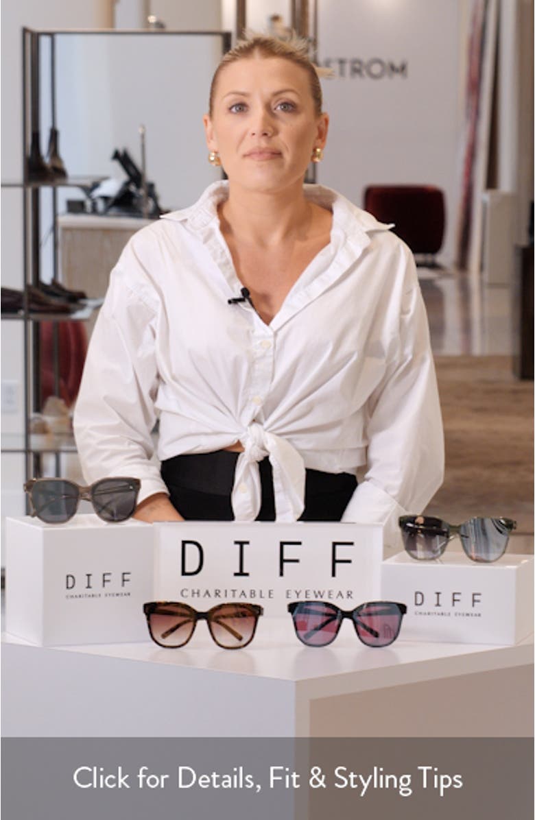 Gia 62mm Oversize Square Sunglasses, sales video thumbnail