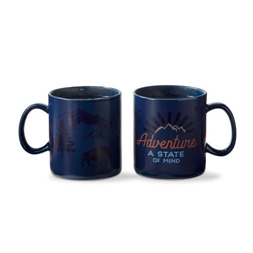 Tag Adventure Heat Changing Mug In Blue