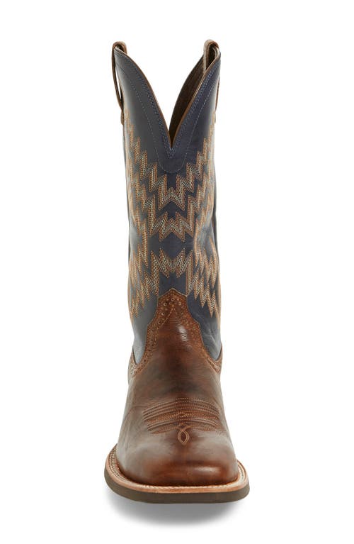 Ariat 'tycoon' Nine-row Stitch Cowboy Boot In Brown