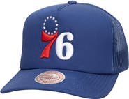 Mitchell & Ness Men's Mitchell & Ness Royal Philadelphia 76ers Core Evergreen OTC Trucker Adjustable Hat