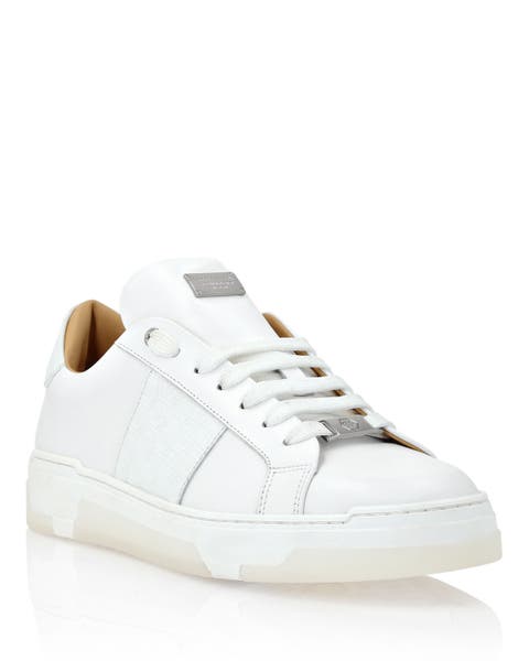 Leather Lo-Top Sneakers Monogram Unisex