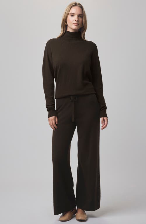 Splendid Tori Cashmere Turtleneck Sweater In Black