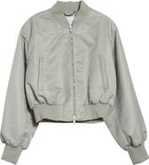 Stella McCartney Nylon Crop Bomber Jacket